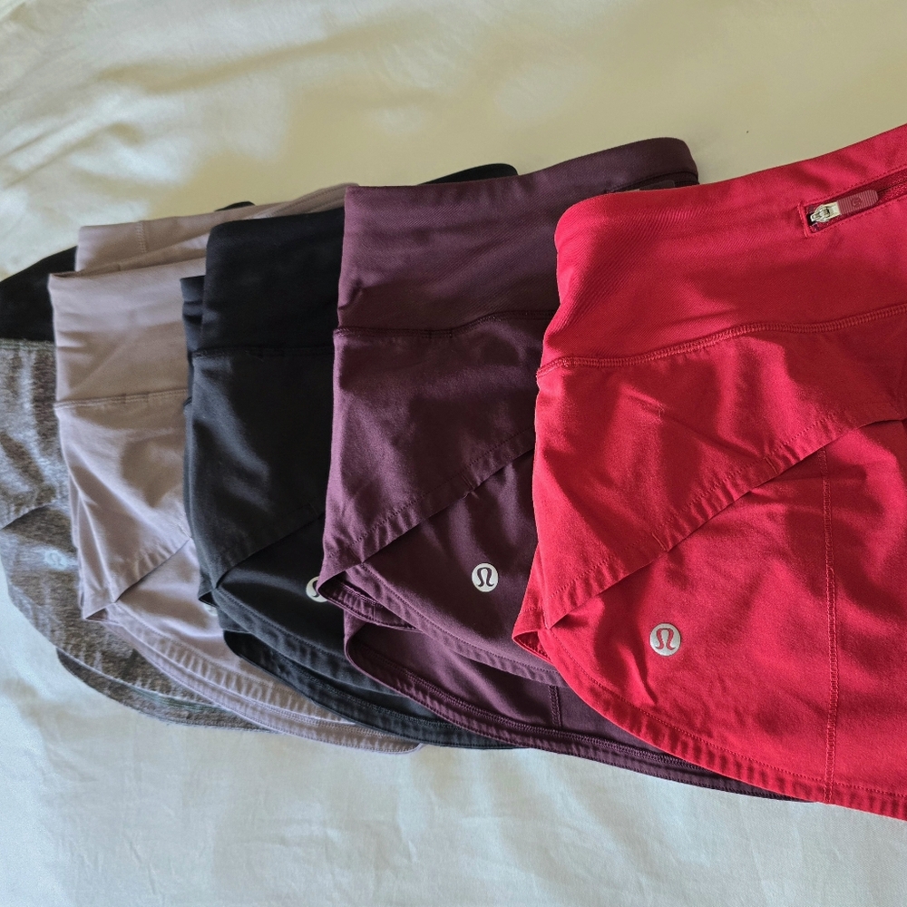 Dark Purple Speed Up Low-Rise Lined Short 2.5"